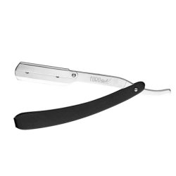 Barber Line Razor, Metal, Black