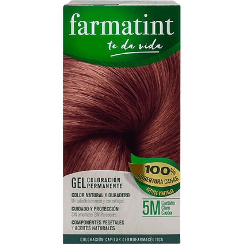 Farmatint Gel Coloración Permanente 5M Castaño Claro Caoba