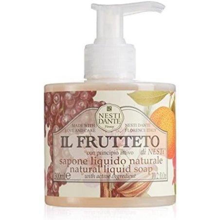 IL FRUTTETO - washbasin &amp bath bottle with pump NATURAL LIQUID SOAP 300 ML