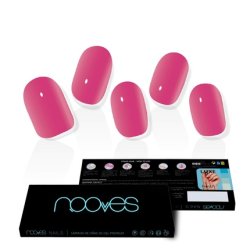 NOOVES NAILS Premium Pre-Cure Gel Nail Foils Barbie Girl Pink Semi-Hardened Gel Nail Strips Semi-Permanent Gel Stickers