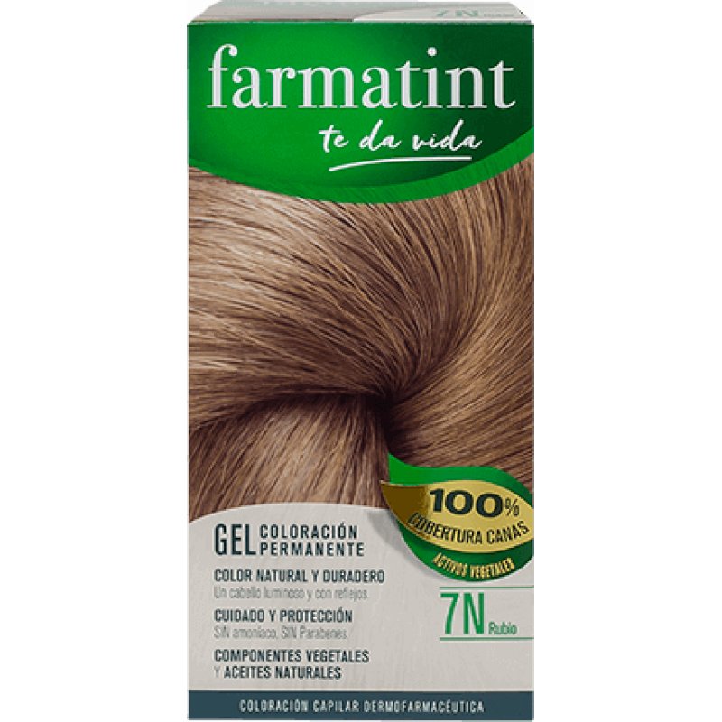Farmatint Permanent Gel Hair Dye 7N Blood