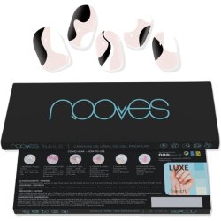NOOVES NAILS Premium Precured Gel Nail Foils So Twirl Art Design Semi-Hardened Gel Nail Strips Semi-Permanent Gel