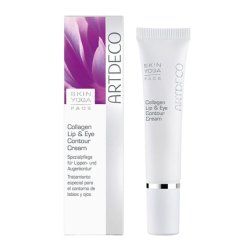 Artdeco Collagen Lip & Eye Contour Cream Moisturizing Intensive Care for Eye and Lip Area with Hyaluronic Acid &