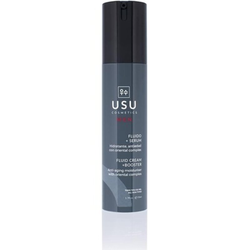 Serum Fluid for Men 50ml Moisturizes and Revitalizes Skin with Oriental Complex Red Berries and Hyaluronic Acid