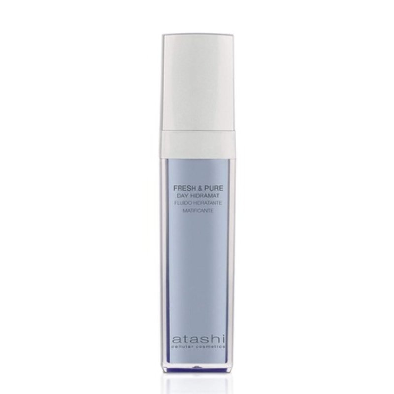 Atashi Fresh & Pure Day Hidramat Mattifying Moisturizing Facial Fluid with Lilac Flower 50ml