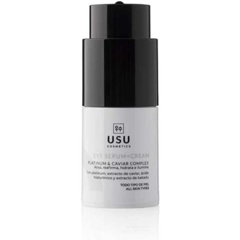 Eye Serum Platinum Cream for Eye Contour 15ml - Reduces Expression Lines and Wrinkles - Contains Colloidal Platinum