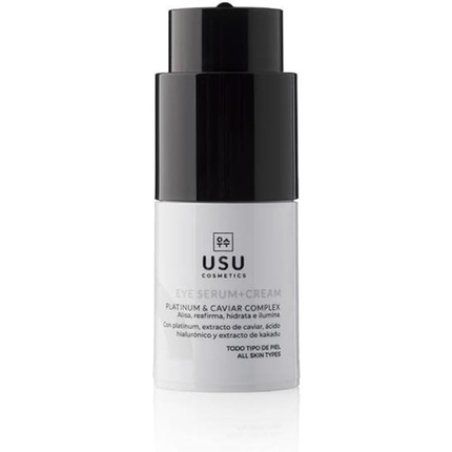 Eye Serum Platinum Cream for Eye Contour 15ml - Reduces Expression Lines and Wrinkles - Contains Colloidal Platinum