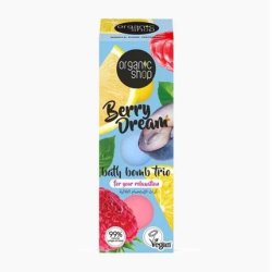 Organic Shop Berry Dream Bath Bomb Pack 1 Unit