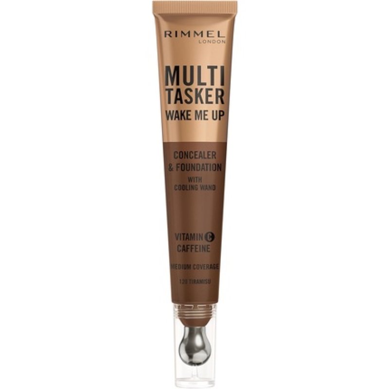 Rimmel Multi-Tasker Wake Me Up Foundation & Concealer 120 Tiramisu