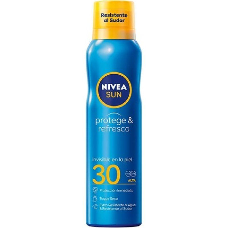 Nivea Sun protect and refresh invisible sun spray SPF-30 extra water-resistant 200ml