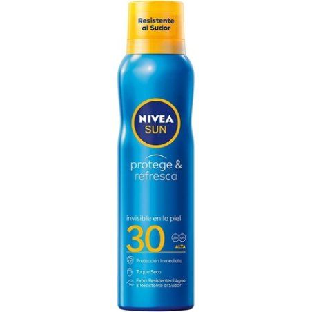Nivea Sun protect and refresh invisible sun spray SPF-30 extra water-resistant 200ml