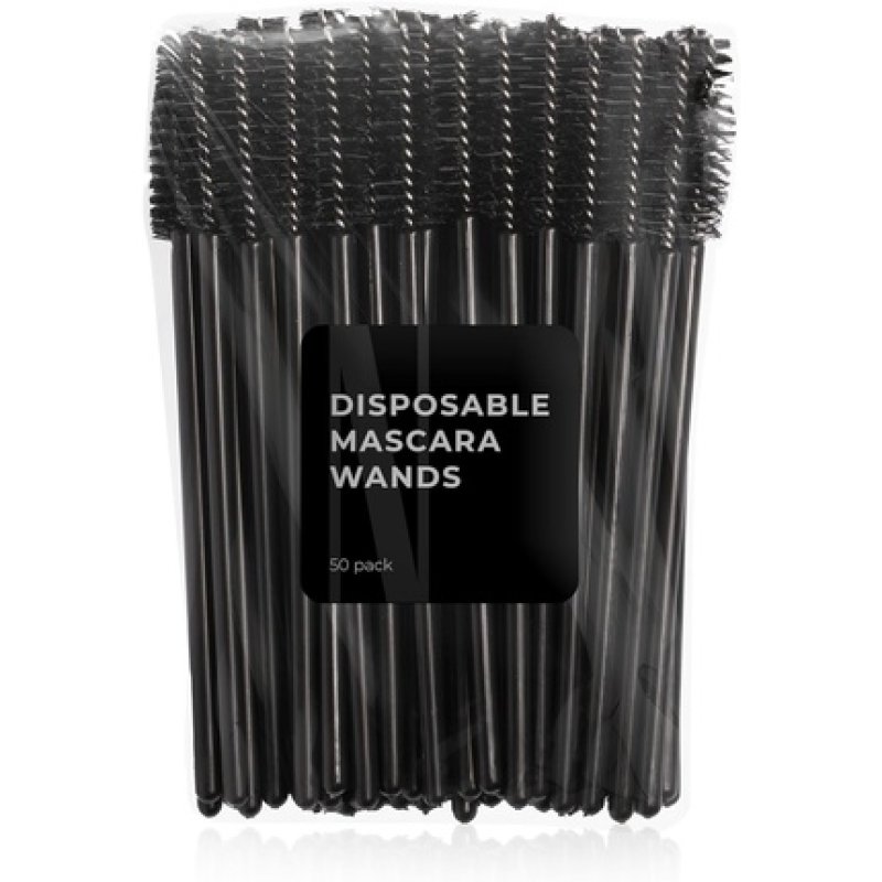 Nanolash Disposable Mascara Wands 50 Pieces - Eyelash Brushes and Eyebrow Spoolie