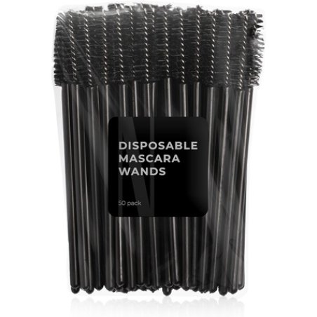 Nanolash Disposable Mascara Wands 50 Pieces - Eyelash Brushes and Eyebrow Spoolie
