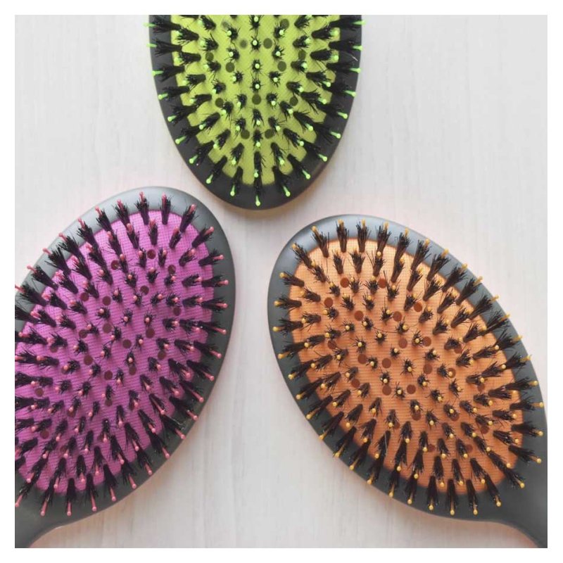 Beter Bright Day Pneumatic Adulte Brosse à cheveux rectangulaire Noir, Fuchsia 1 pièce(s)