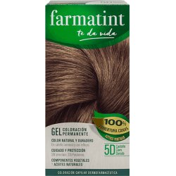Farmatint Permanent Gel Hair Dye 5D Light Golden Brown