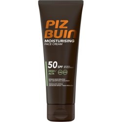 PIZ BUIN Moisturising Face Cream SPF 50 - Intense Moisturisation and Advanced UVA/UVB Protection