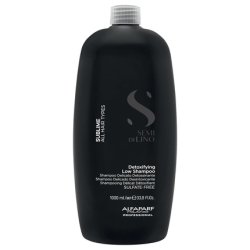 ALFAPARF MILANO Semi Di Lino Detoxifying Low Shampoo Clarifying Shampoo for Build Up & Other Impurities Gentle Hard
