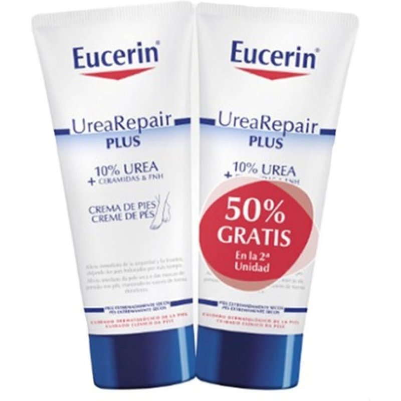 Parapharmacy Eucerin Urearepair Plus Foot Cream 100ml - Pack of 2