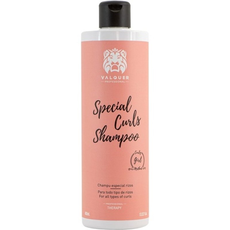 Valquer Professional Special Curl Shampoo for Curly Hair 400ml - Sulfate Free, Salt Free, Vegan