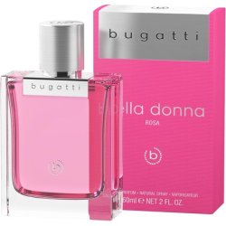 Bugatti Women's Bella Donna Pink Eau de Parfum 60ml Floral Fruity Perfume Elegant Combination of Lemon, Raspberry, Rose