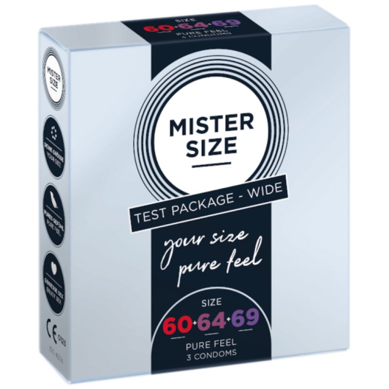 MISTER SIZE Condoms Ultra Thin (60-64-69 mm) XL - 3XL Size