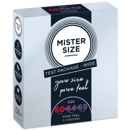MISTER SIZE Condoms Ultra Thin (60-64-69 mm) XL - 3XL Size
