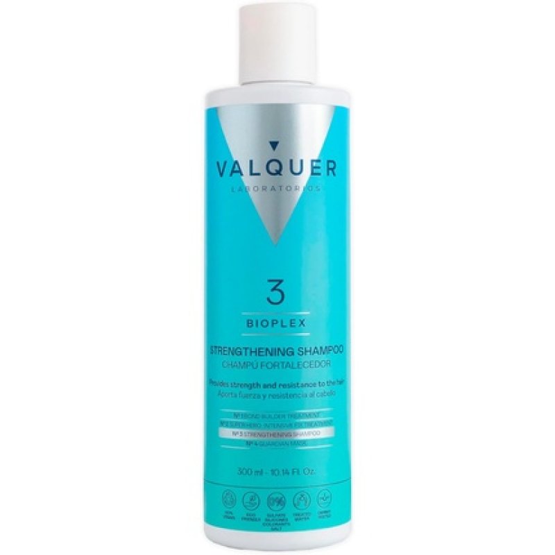 Valquer Bioplex No3 Hair Strengthening Shampoo - Revitalizes and Protects