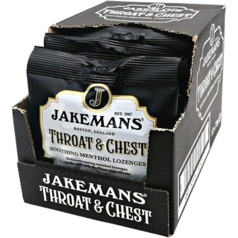 Jakemans Throat & Chest Soothing Menthol Lozenges 73g