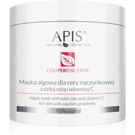 Apis Professional Couperose Stop Wild Rose and Vitamin C Algae Mask for Capillary Skin 200g