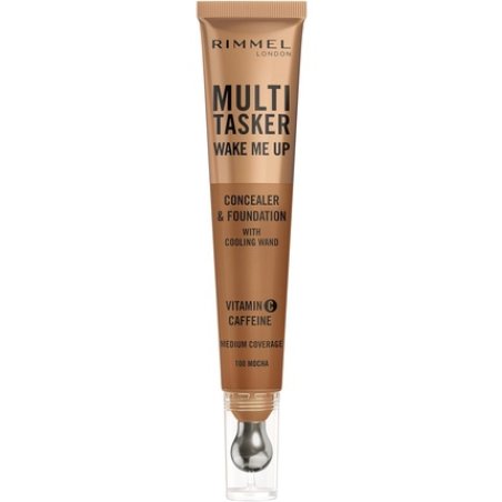 Rimmel Multi-Tasker Wake Me Up Foundation & Concealer 100 Mocha