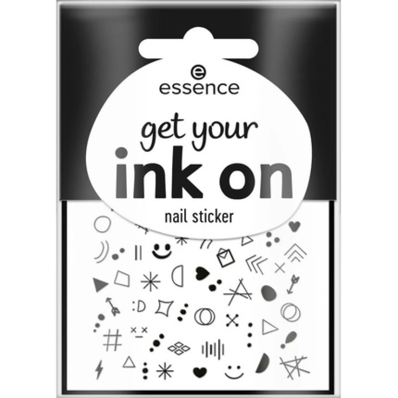 Essence Get Your Ink On Multi-Coloured Nail Stickers