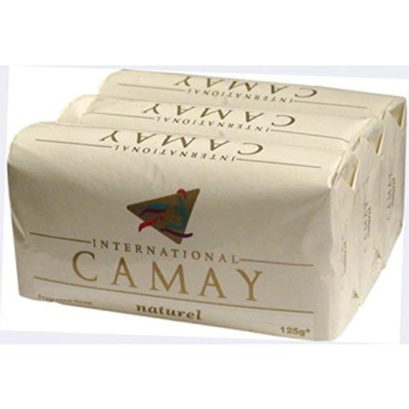 Camay Soap 3 Count 125g Natural - Pack of 3