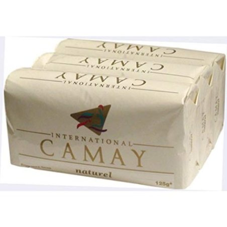 Camay Soap 3 Count 125g Natural - Pack of 3