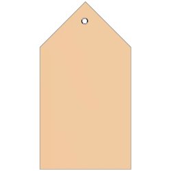 Restposten: HERMA Anhängezettel, 80 x 150 mm, brauner Karton