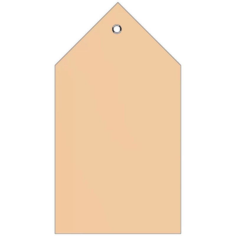 HERMA Shipping tags 80x150 mm with plastic eyelet folded corner 250 pcs.