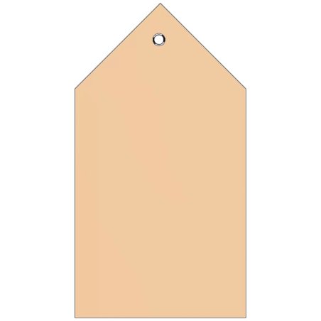 HERMA Shipping tags 80x150 mm with plastic eyelet folded corner 250 pcs.