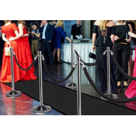 Restposten: Securit Absperrsystem CLASSIC - 2er Set, chrom