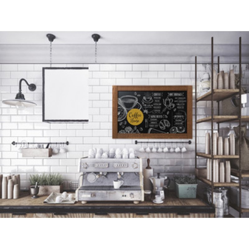 Restposten: Bi-Office Kreidetafel, braun, rustikal, 1.200 x