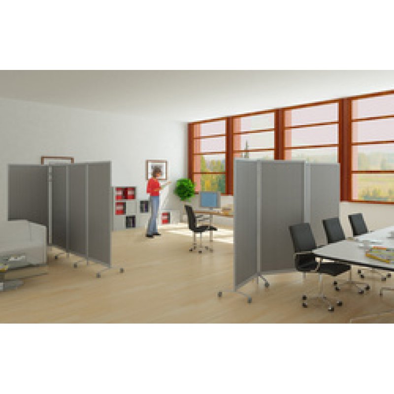 Restposten: PAPERFLOW Mobiles Trennwandsystem, 2er Set