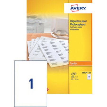 Fin de série: AVERY Etiquette pour photocopieur, 70 x 37 mm,