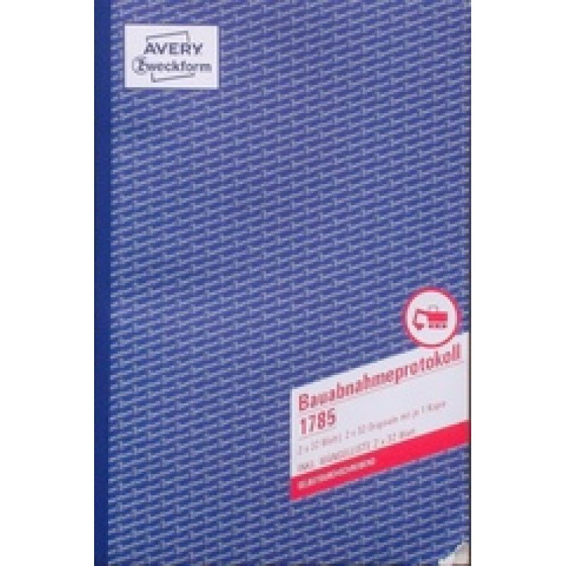 Restposten:AVERY Zweckform Formularbuch Bauabnahmeprotokoll,