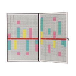 Nobo T-Card Planning Kit - Folding Door System