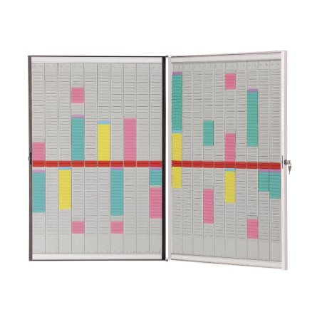 Nobo T-Card Planning Kit - Folding Door System