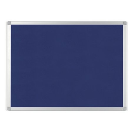 Restposten: Bi-Office Filztafel AYDA, 900 x 600 mm, blau