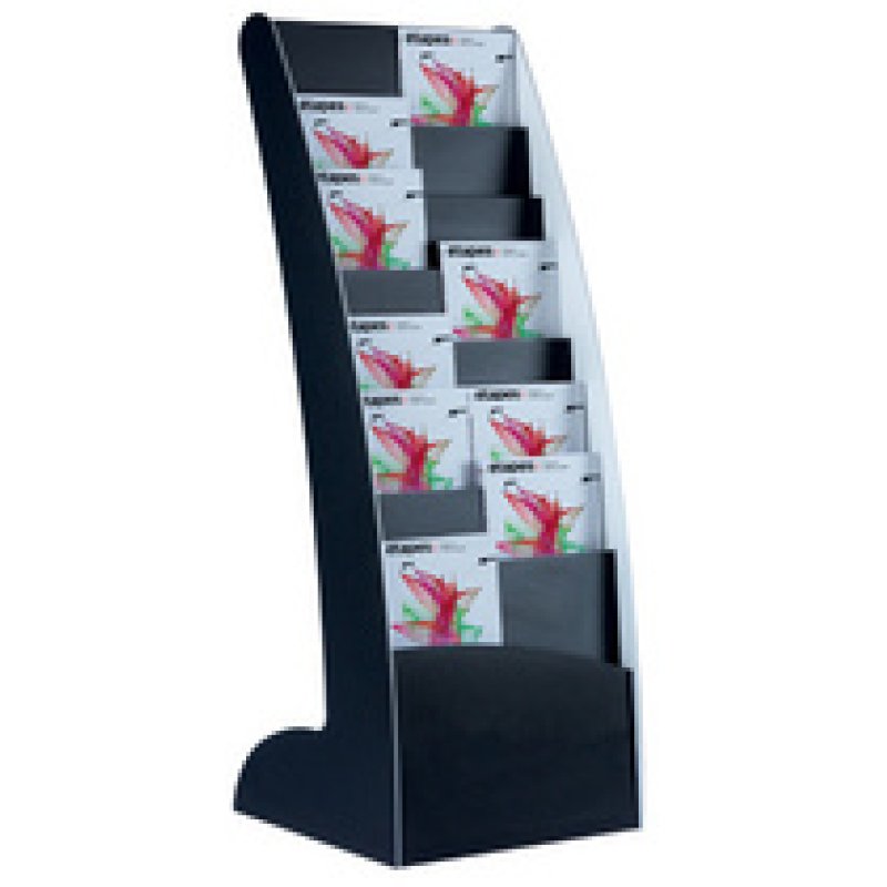 Restposten: PAPERFLOW Prospektständer Courbo, 8 Fächer,