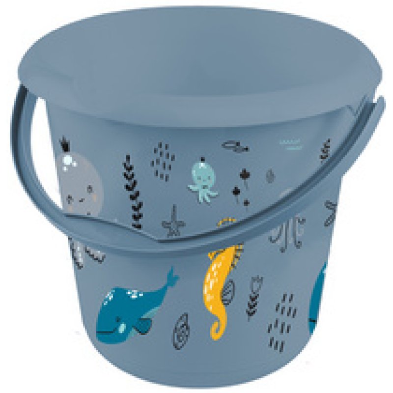 Restposten: keeeper Deco-Putzeimer ilvie "Sealife", 10 Liter