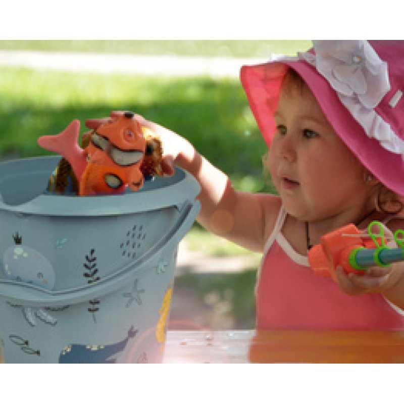 Restposten: keeeper Deco-Putzeimer ilvie "Sealife", 10 Liter