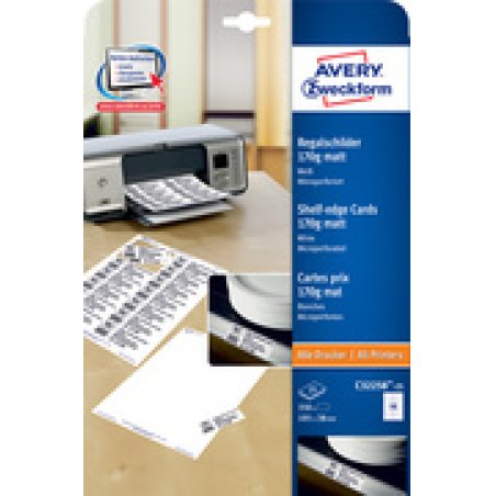 Restposten: AVERY Zweckform Regalschilder für Preis- und