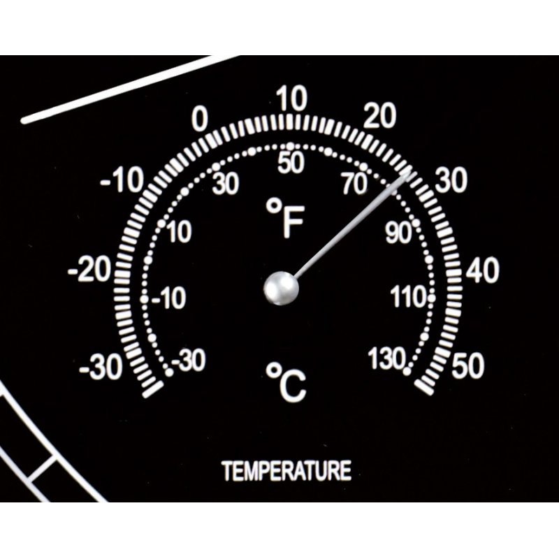 MAUL 9059095 Horloge murale et de table Cercle Noir, Argent