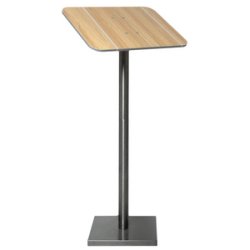 Restposten: Securit Speisekarten-Ständer, Holz Edelstahl,